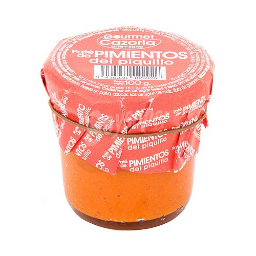 Gourmet cazorla Paté de pimientos del piquillo, elaborado en España gourmet cazorla