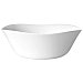 Lavafrutas cuadrado de vidrio opal color blanco, 14cm., Para bormioli