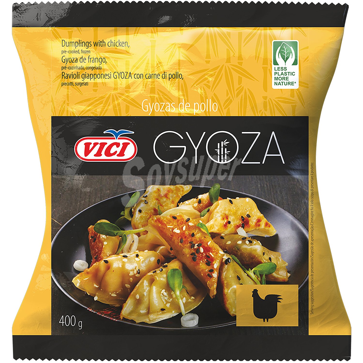 Gyozas de pollo bolsa 400 gr