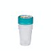 Recipiente plastico multiusos redondo 240 ml (rosca)