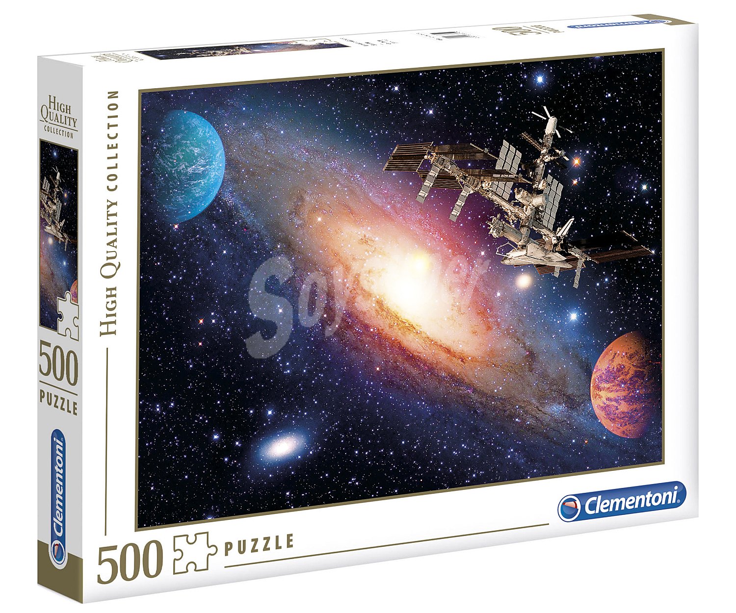 Puzzle Estación espacial con 500 piezas, High Quality Collection clementoni.