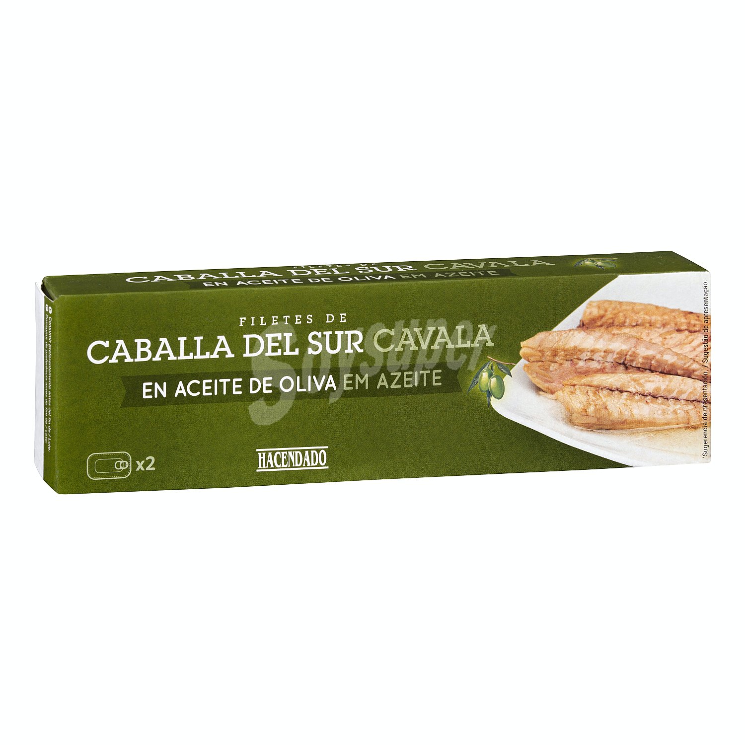 Caballa del sur en filetes en aceite de oliva