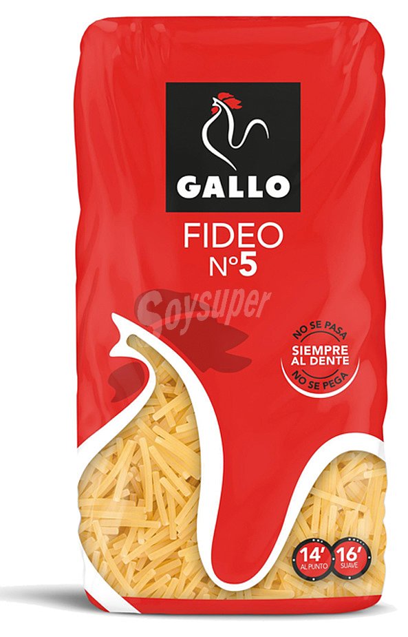 Pasta fideos nº 5