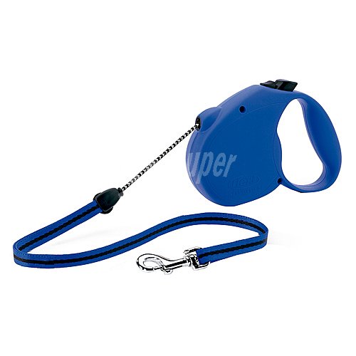 Flexi Correa para perro de cordón azul flexi 3 metros Talla- XS