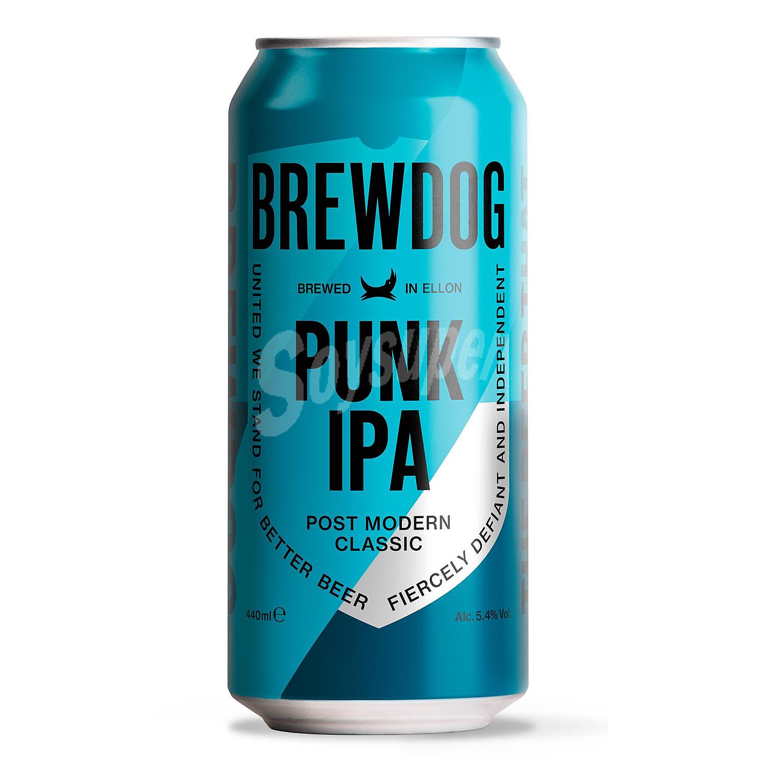 Cerveza rubia punk Ipa