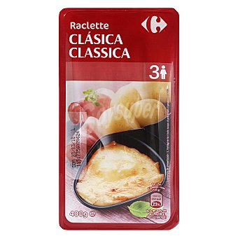 Raclette en lonchas Carrefour