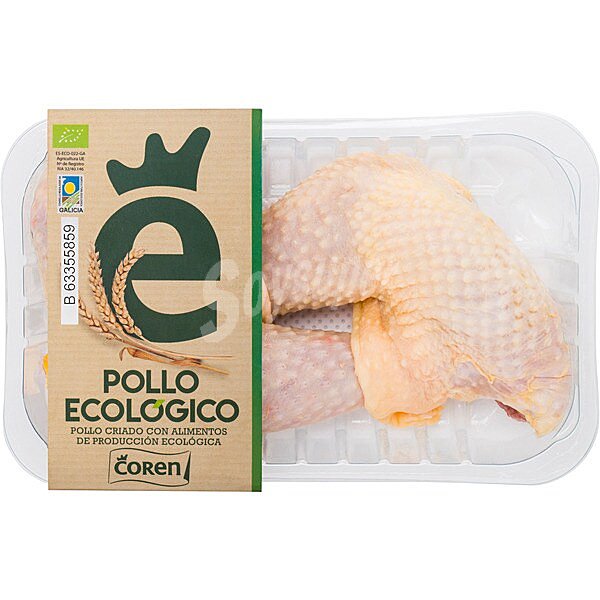 Muslos de pollo ecológico