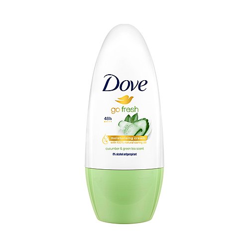 Dove Desodorante roll on para mujer sin alcohol dove Go fresh