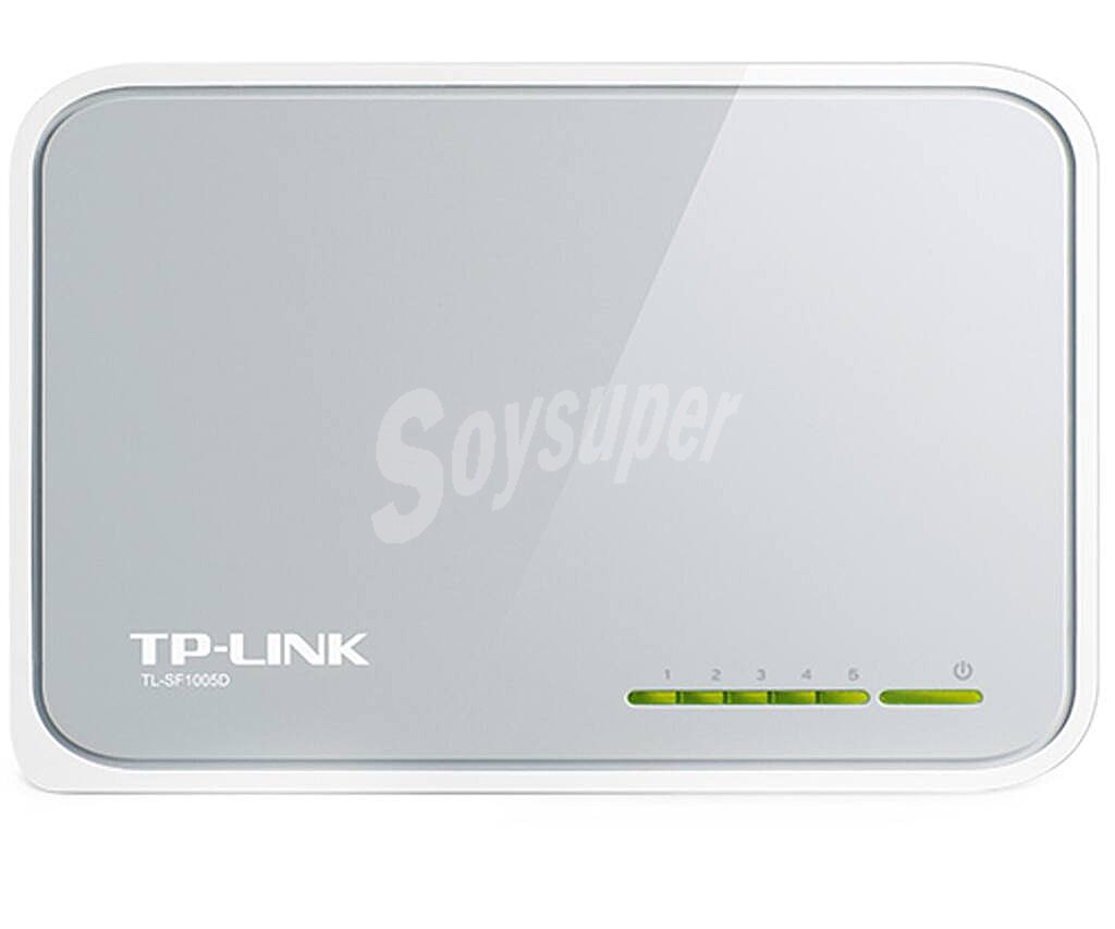 Switch tp-link TL-SF1005D, 5 puertos Ethernet RJ45, 10/100 Mbps