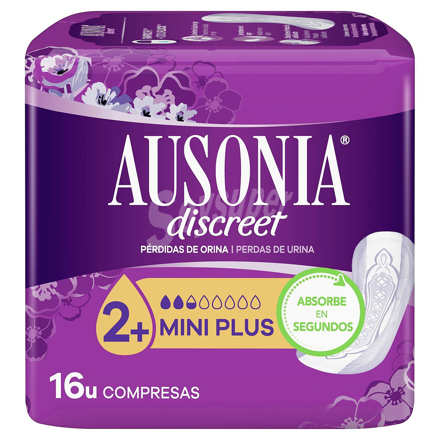 Compresas discreet mini plus Ausonia