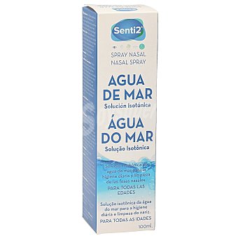 Solución isotónica de agua de mar para la limpieza nasal