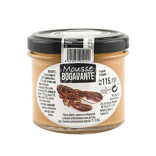 Alta cocina Mousse untable de bogavante alta cocina