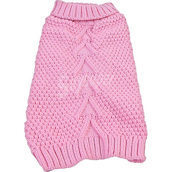 Jersey para perros Tricot Rosa talla S 25 cm