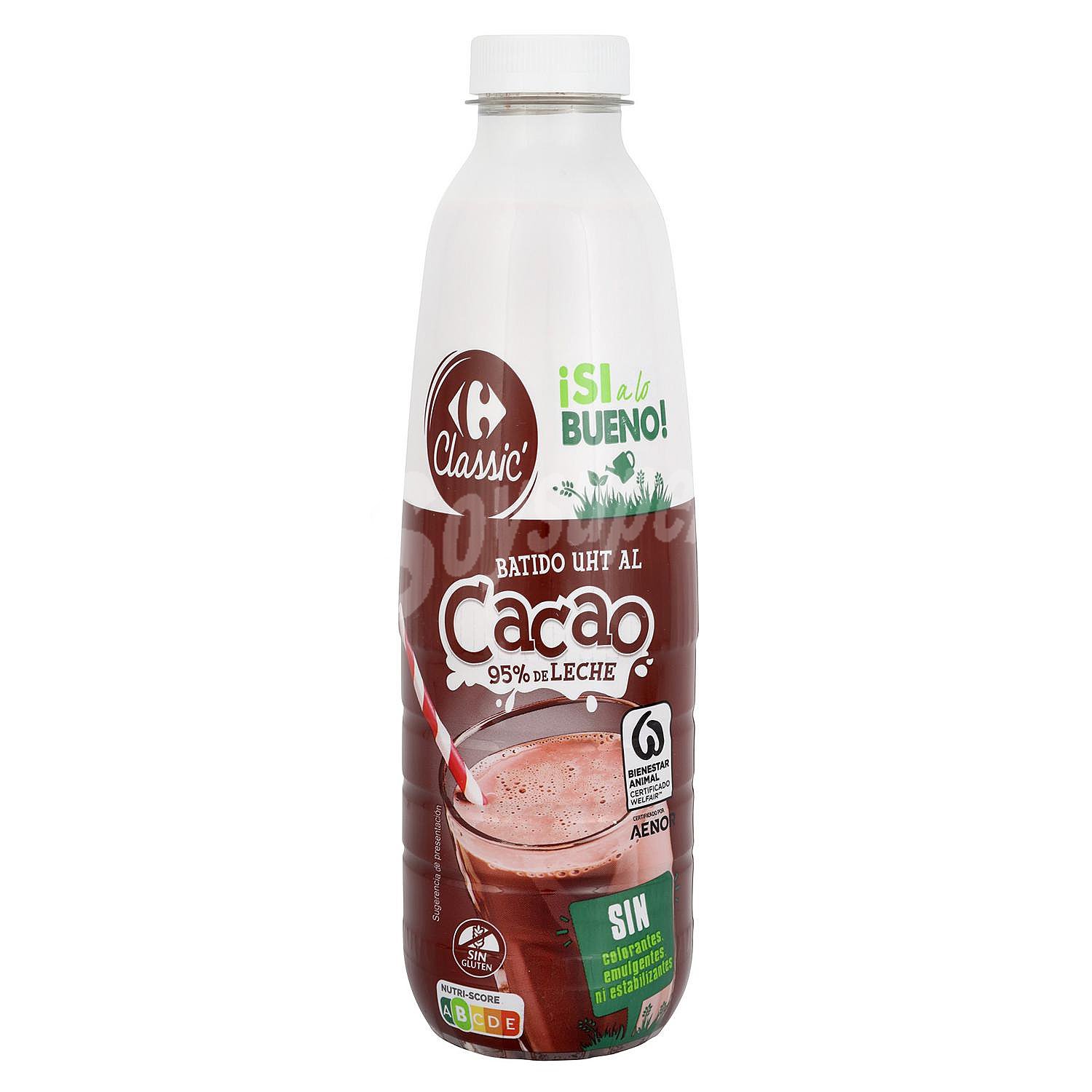 Batido de cacao 95% de leche Classic' sin gluten