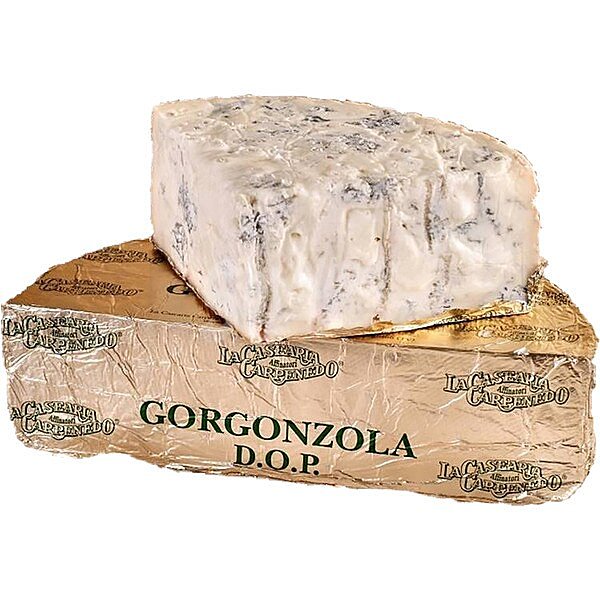 Queso gorgonzola italiano elaborado con leche pasteurizada de vaca D.O.P. Lombardia-Piamonte- Italia