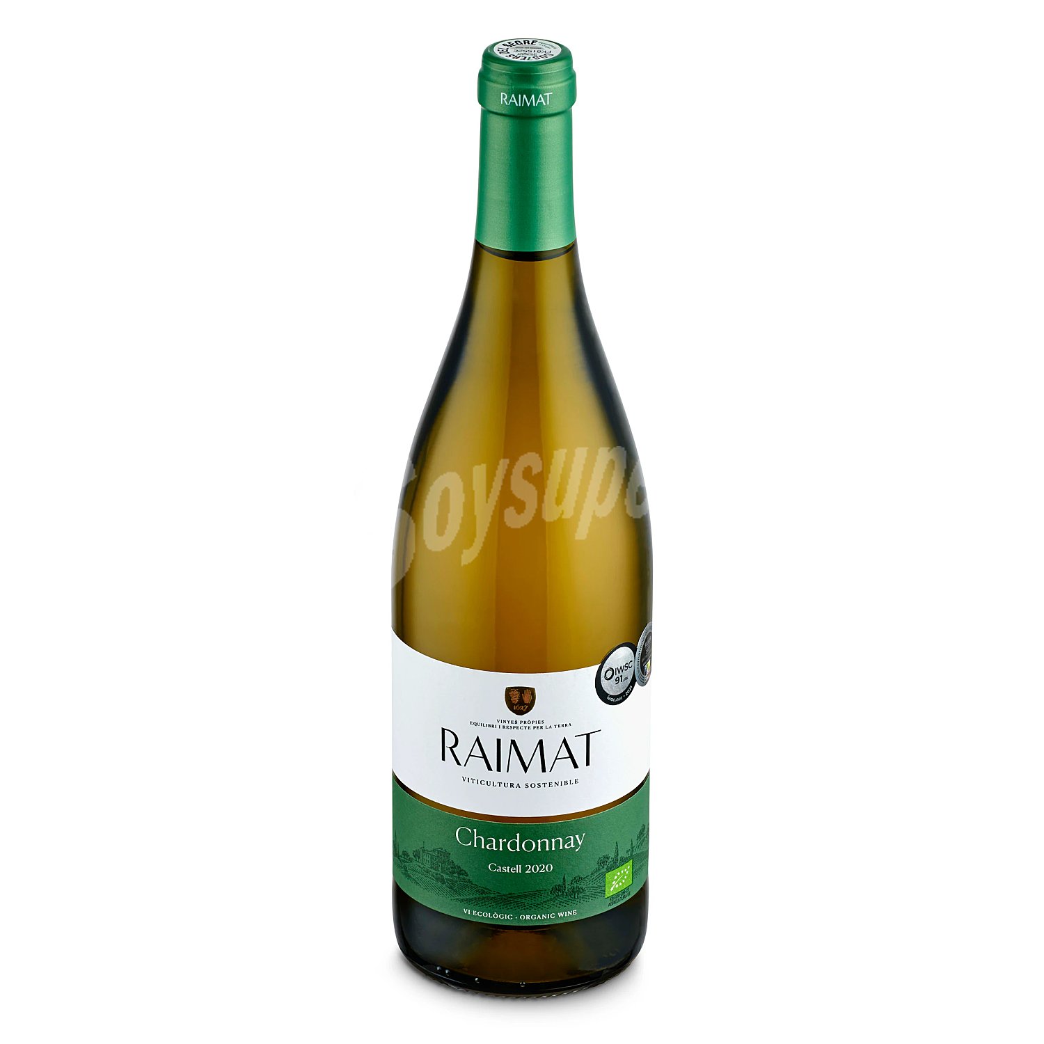 Vino blanco con denominación de origen Costers del Segre castell