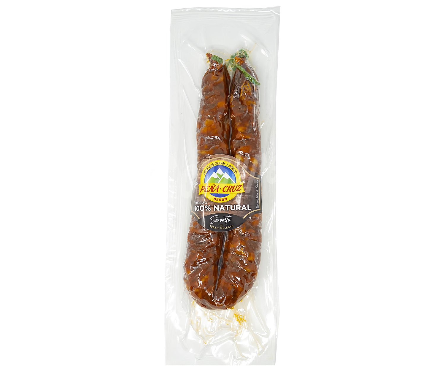 Peña cruz Chorizo picante gran reserva, elaborado con ingredientes 100% naturales peña cruz Seronito