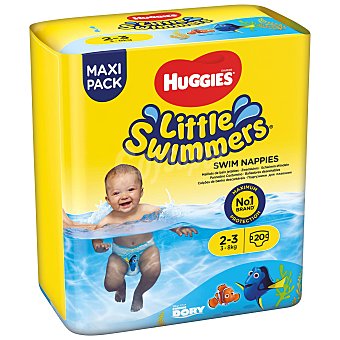 Bañador pañal desechable Huggies Little Swimmers T2-3 (3 kg-8 kg)