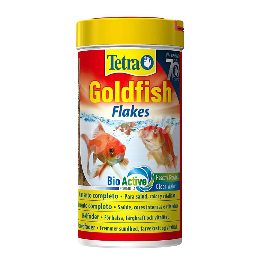 Goldfish alimento completo para peces en escamas