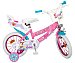 Bicicleta infantil Fantasy de 14" (35,56cm) color rosa con cesta, ruedines y portamuñecas incluidos toimsa.