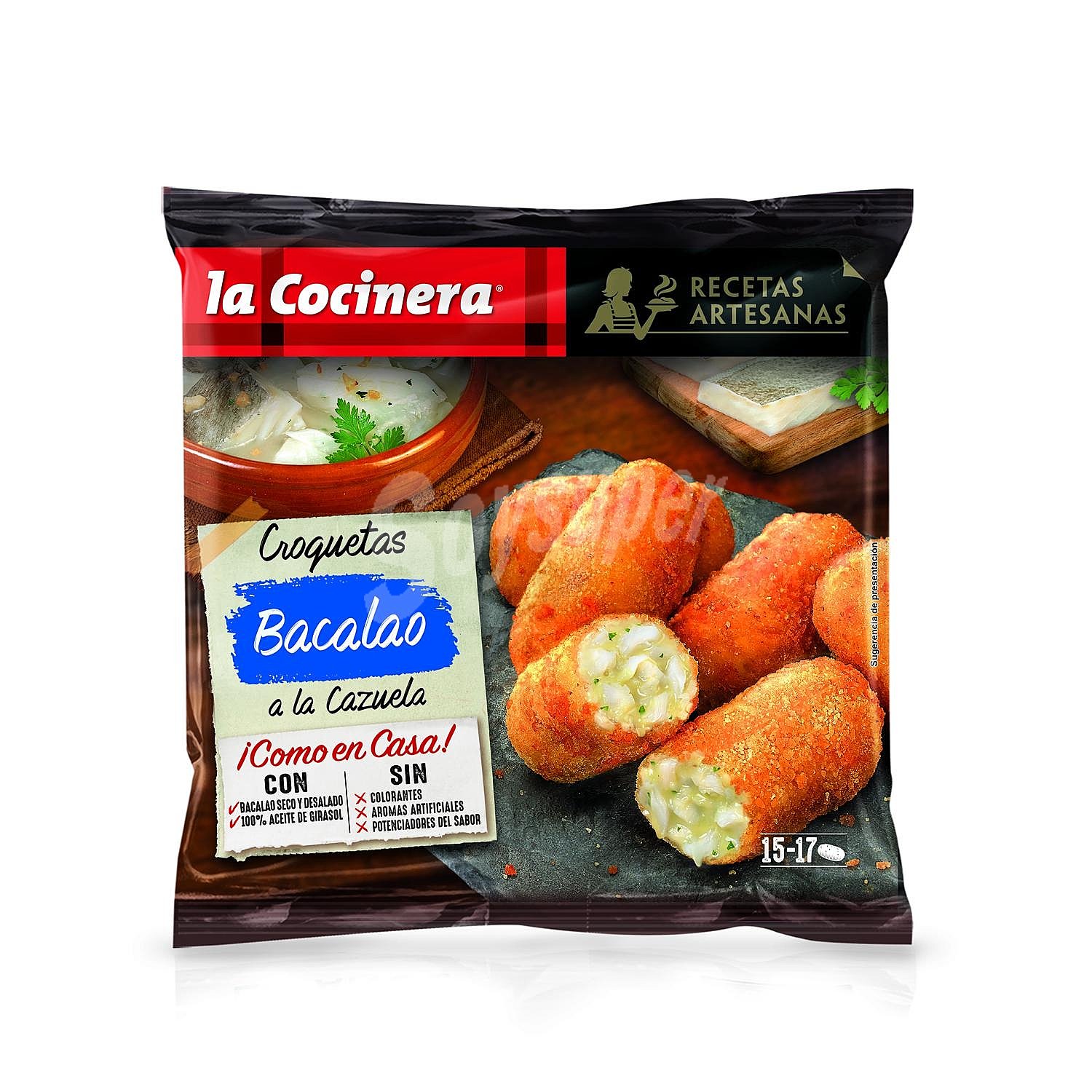 Croquetas de cazuela de bacalao 'recetas Artesanas' La Cocinera