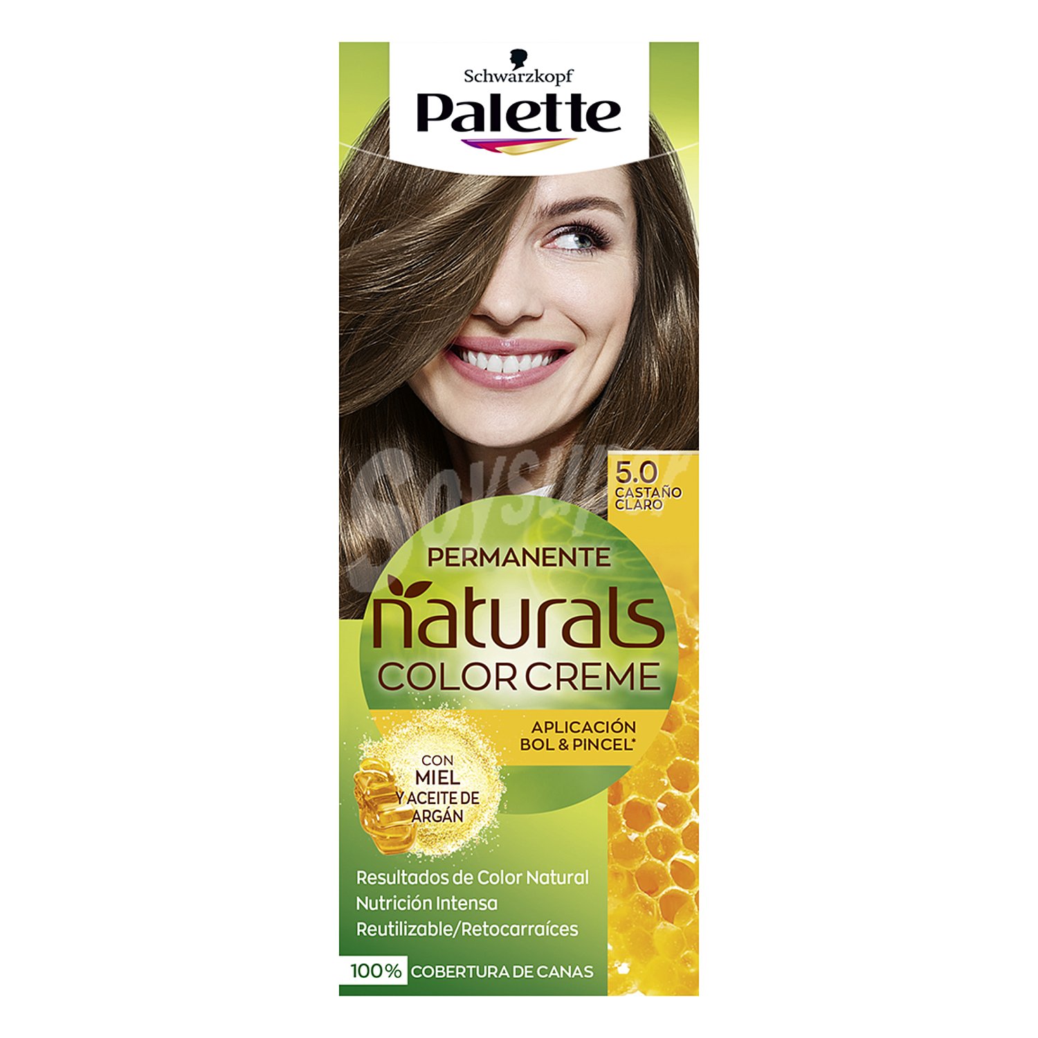 Naturals creme tinte Castaño Claro Nº 5.0 caja 1 ud