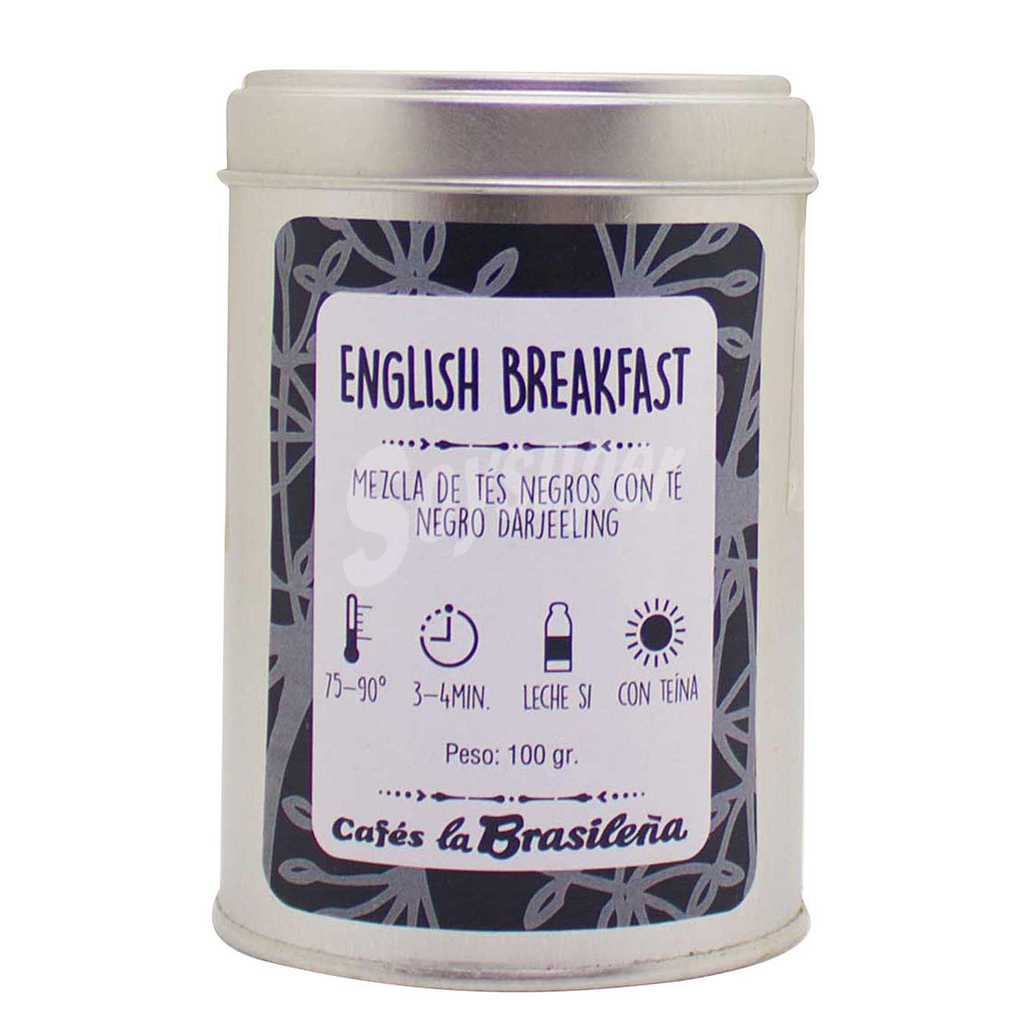 Té negro English Breakfast Cafés La Brasileña