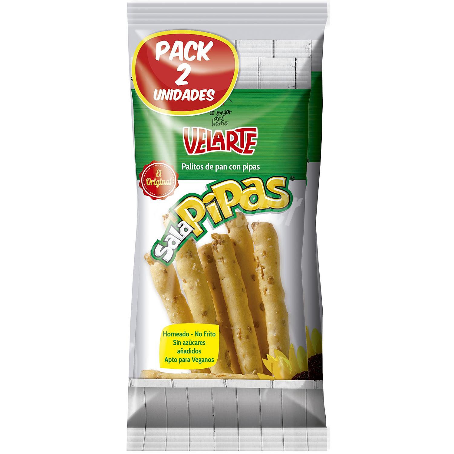 Palitos de pan con pipas Salapipas Velarte