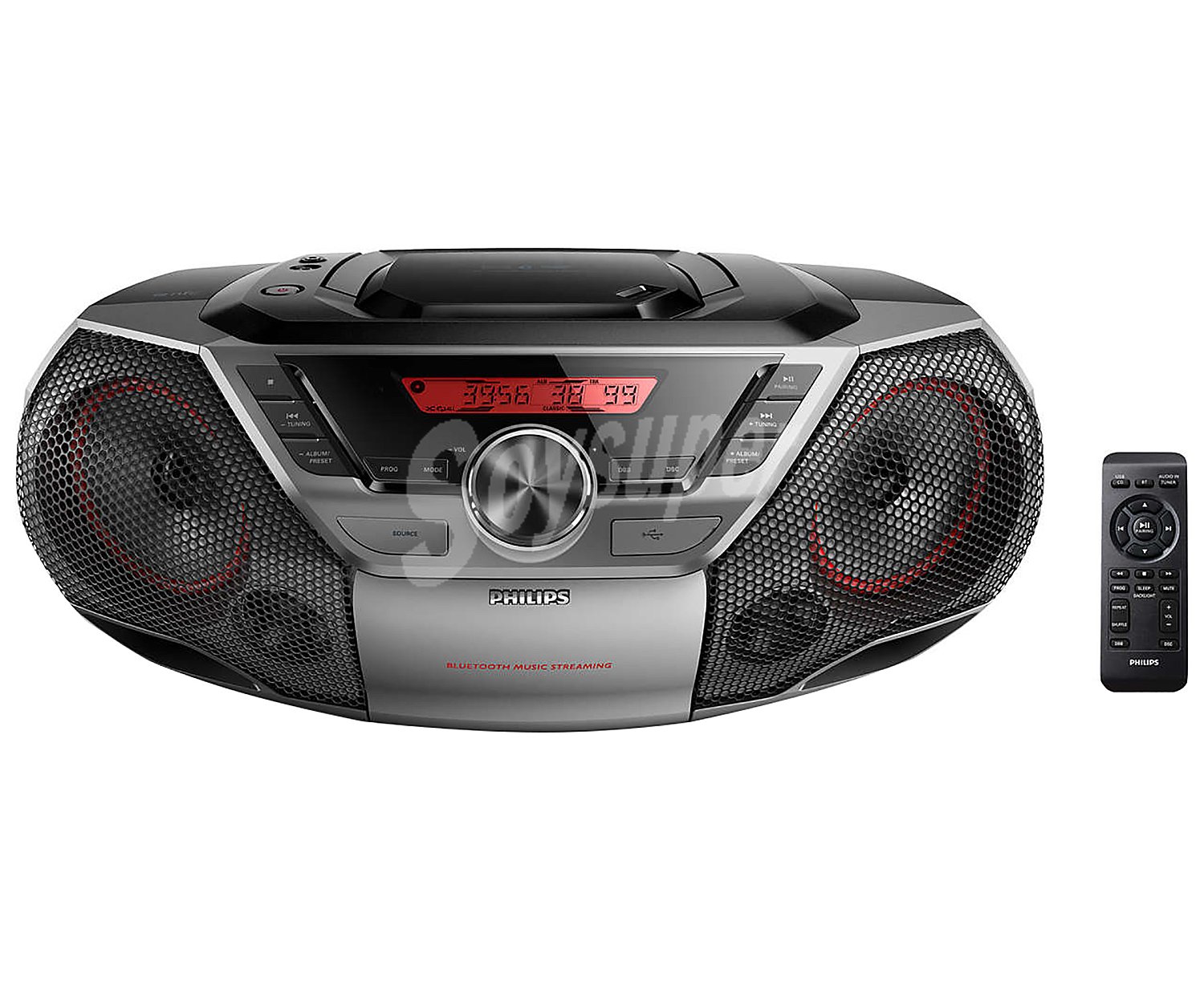 Reproductor de CD portátil multiformato, Bluetooth, nfc, sintonizador de radio am/fm AZ700T