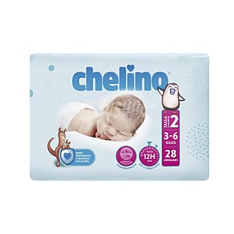 Pañales talla 2, para bebes de 3 a 6 kilogramos