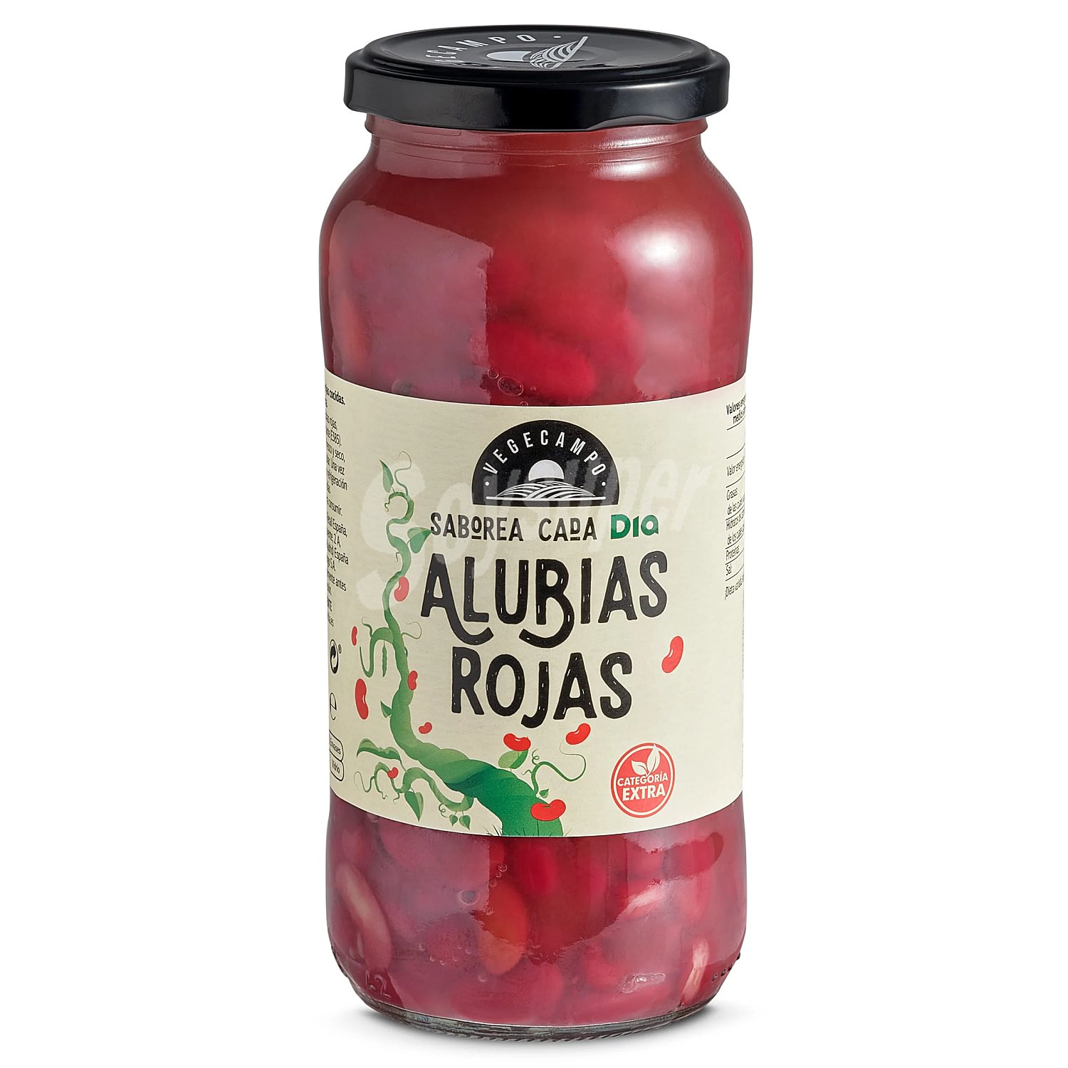 Alubias rojas cocidas Vegecampo