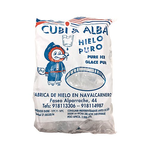 Cubi&alba Bolsa de cubitos de hielo cubi&alba