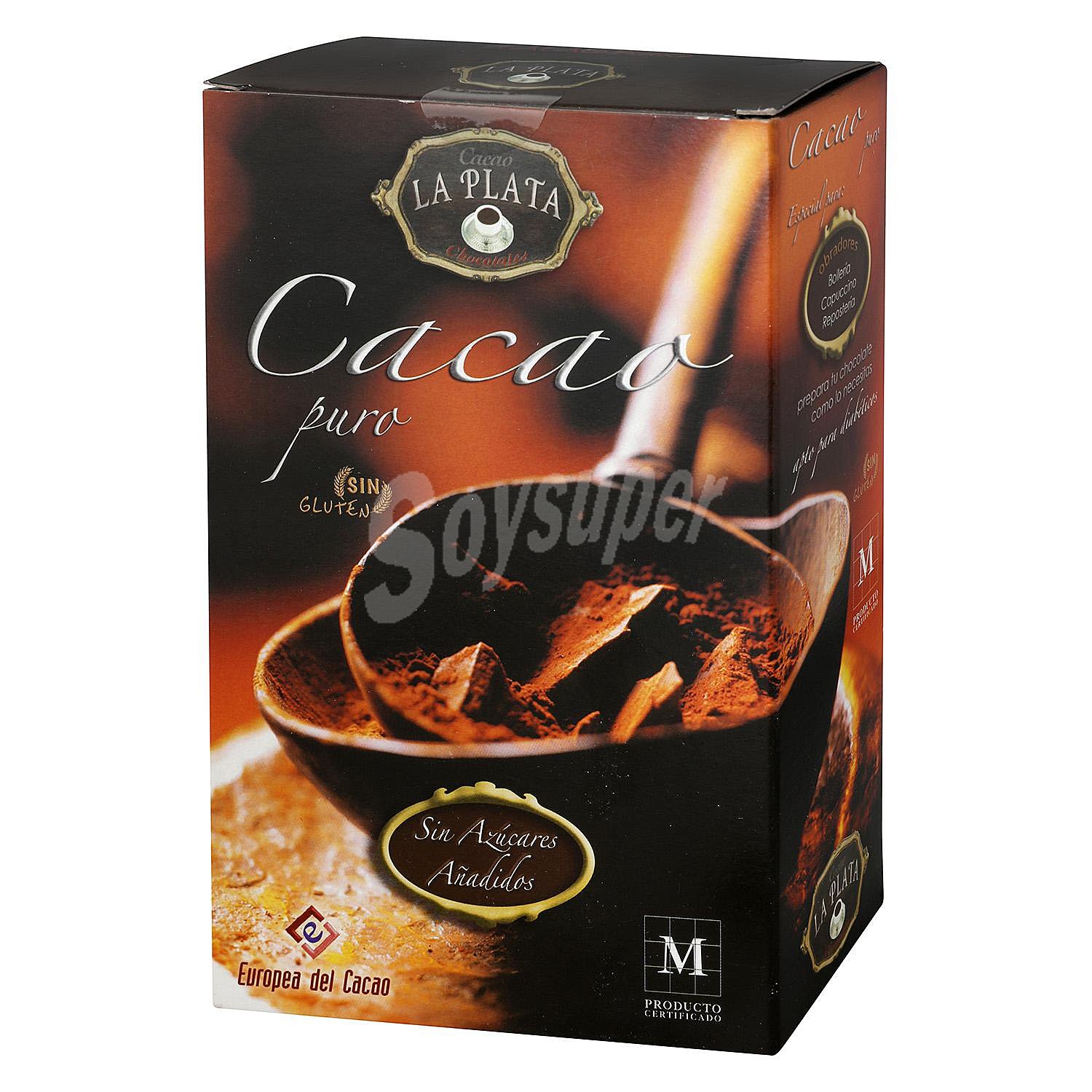 Cacao soluble La Plata sin gluten