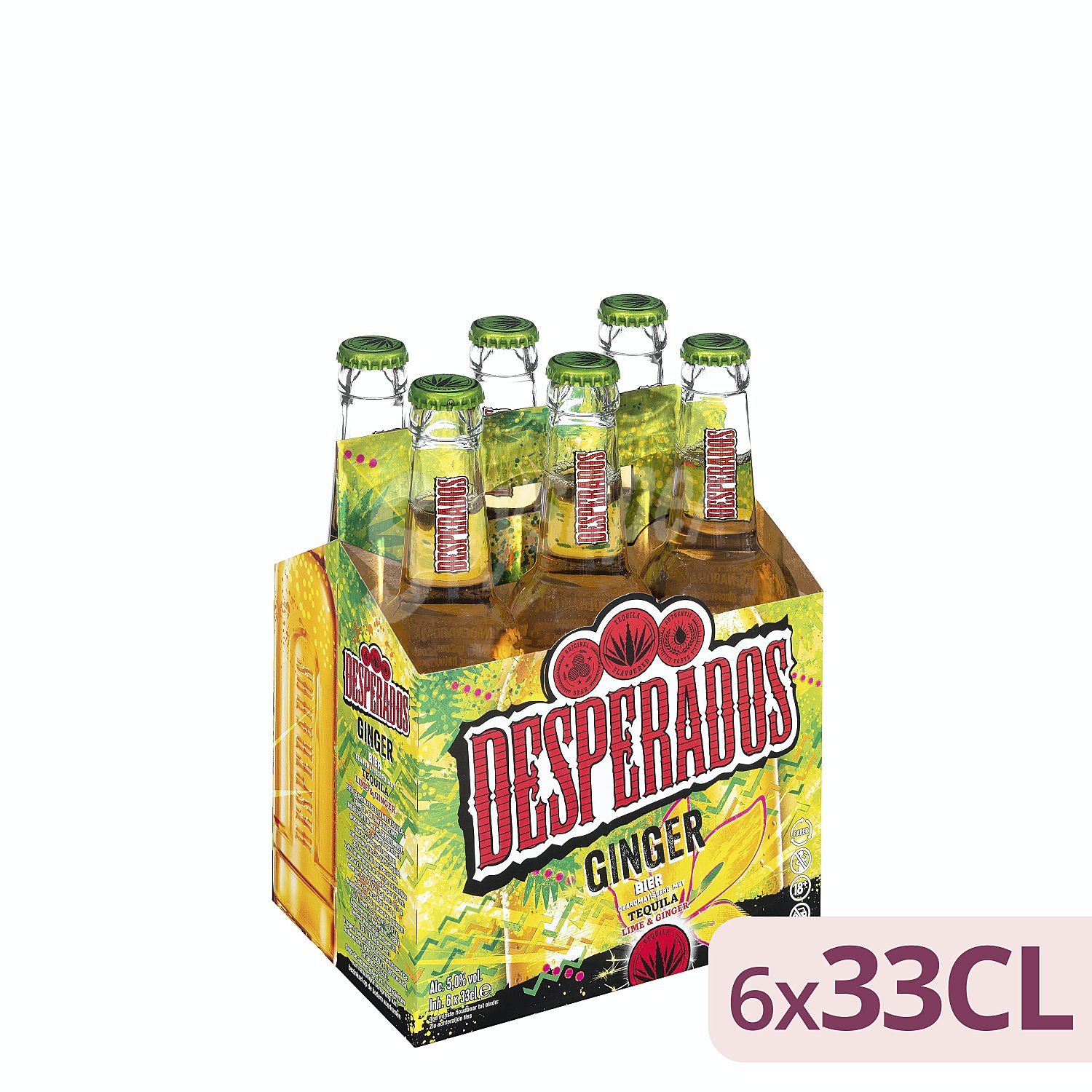 Cerveza desperados lima ginger