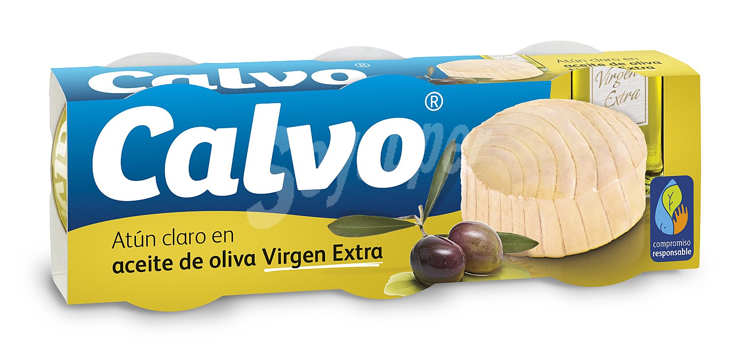 Calvo Atún claro en aceite de oliva virgen extra calvo uds