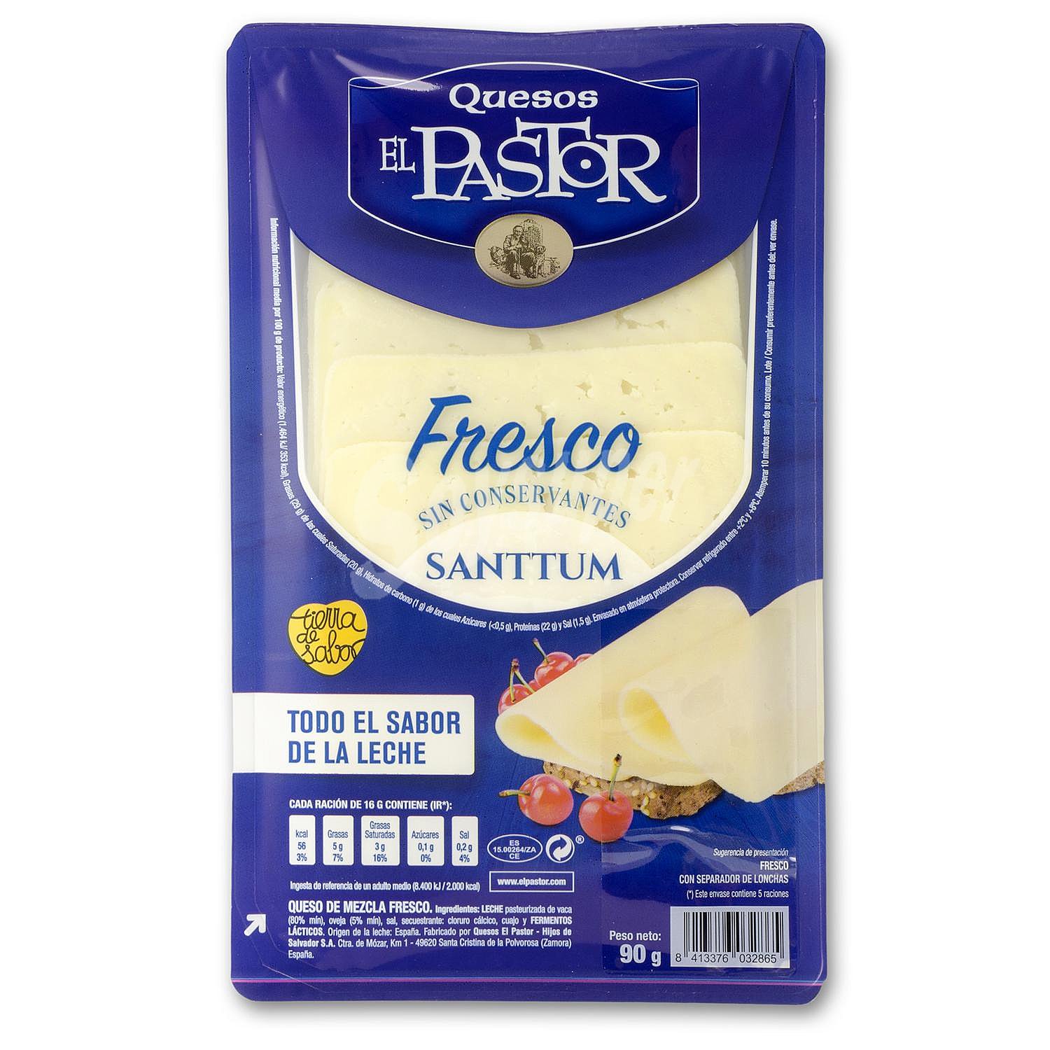 Queso fresco en lonchas