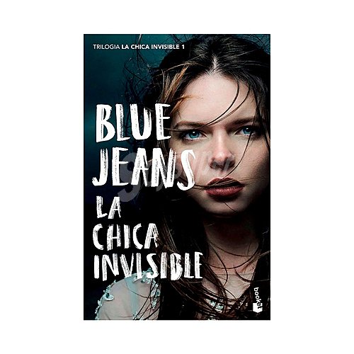 La chica invisible, blue jeans, libro de bolsillo. Género: novela negra. Editorial Booket.