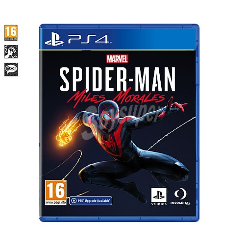 Marvel's Spider-Man Miles Morales para Playstation 4. Género: aventura. pegi: +16.