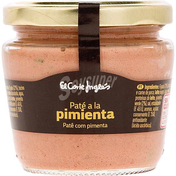 Paté a la pimienta frasco 160 g