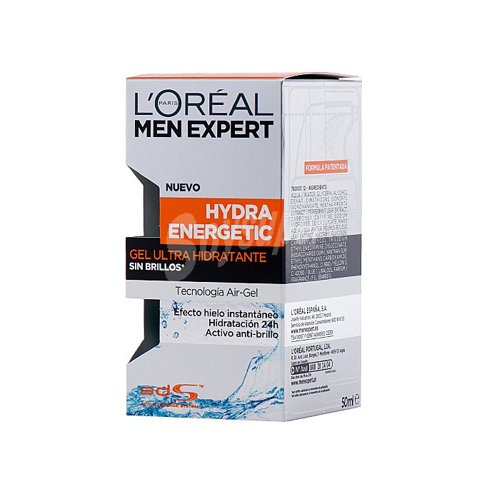 Gel ultra hidratante efecto hielo l'oréal-men Expert