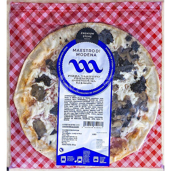 Tartufo Premium individual pizza de trufa y champiñón modena