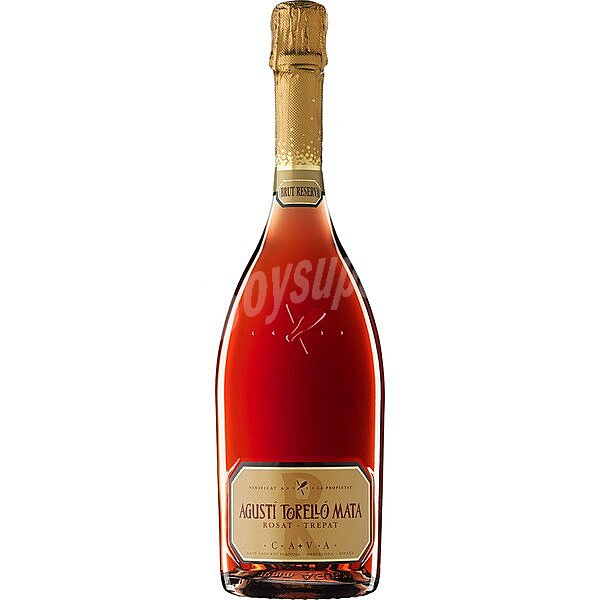 Cava rosado trepat brut reserva ecológico vegano botella 75 cl