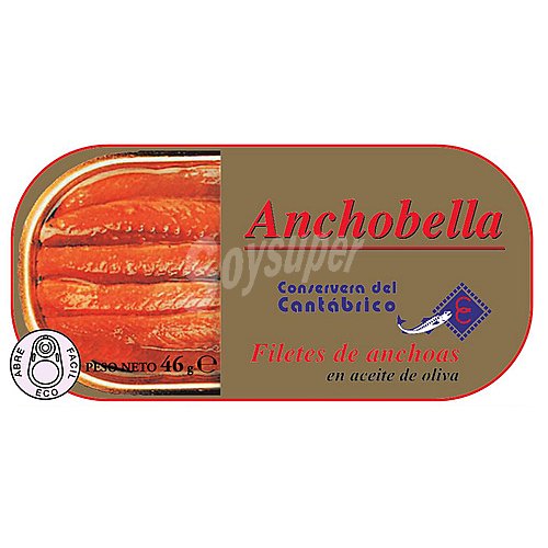 Filetes de anchoa en aceite de oliva anchobella