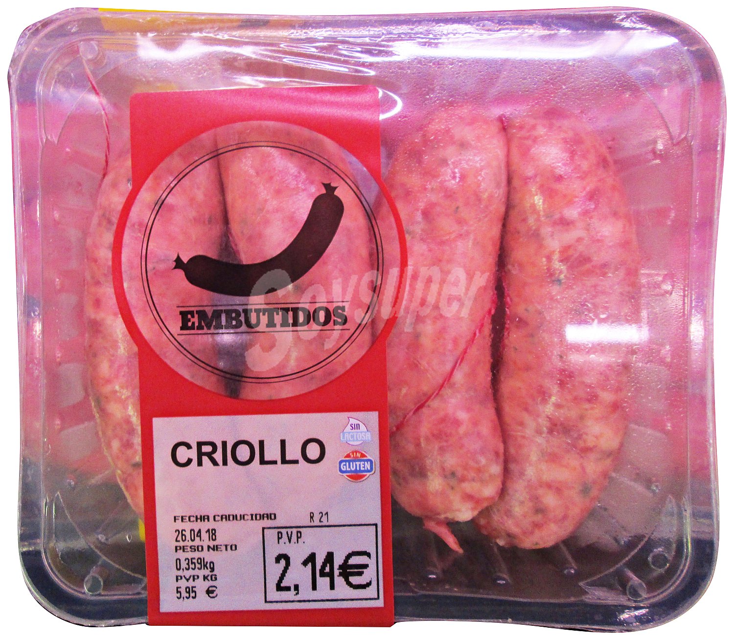 Longaniza estilo criollo fresco