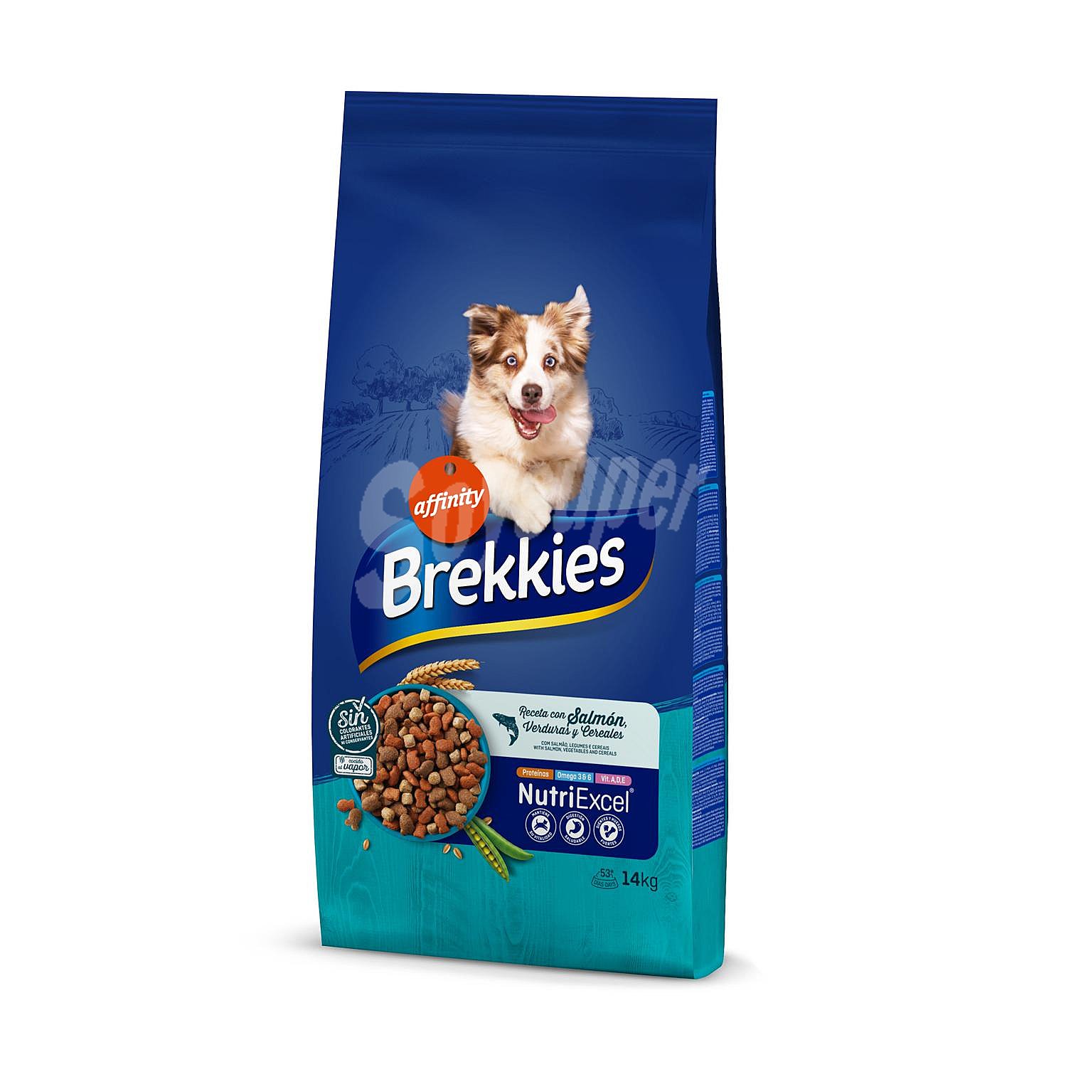 Pienso de salmón para perro Brekkies