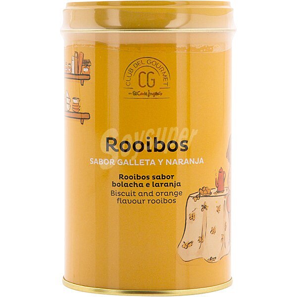 Infusión de rooibos sabor galleta y naranja