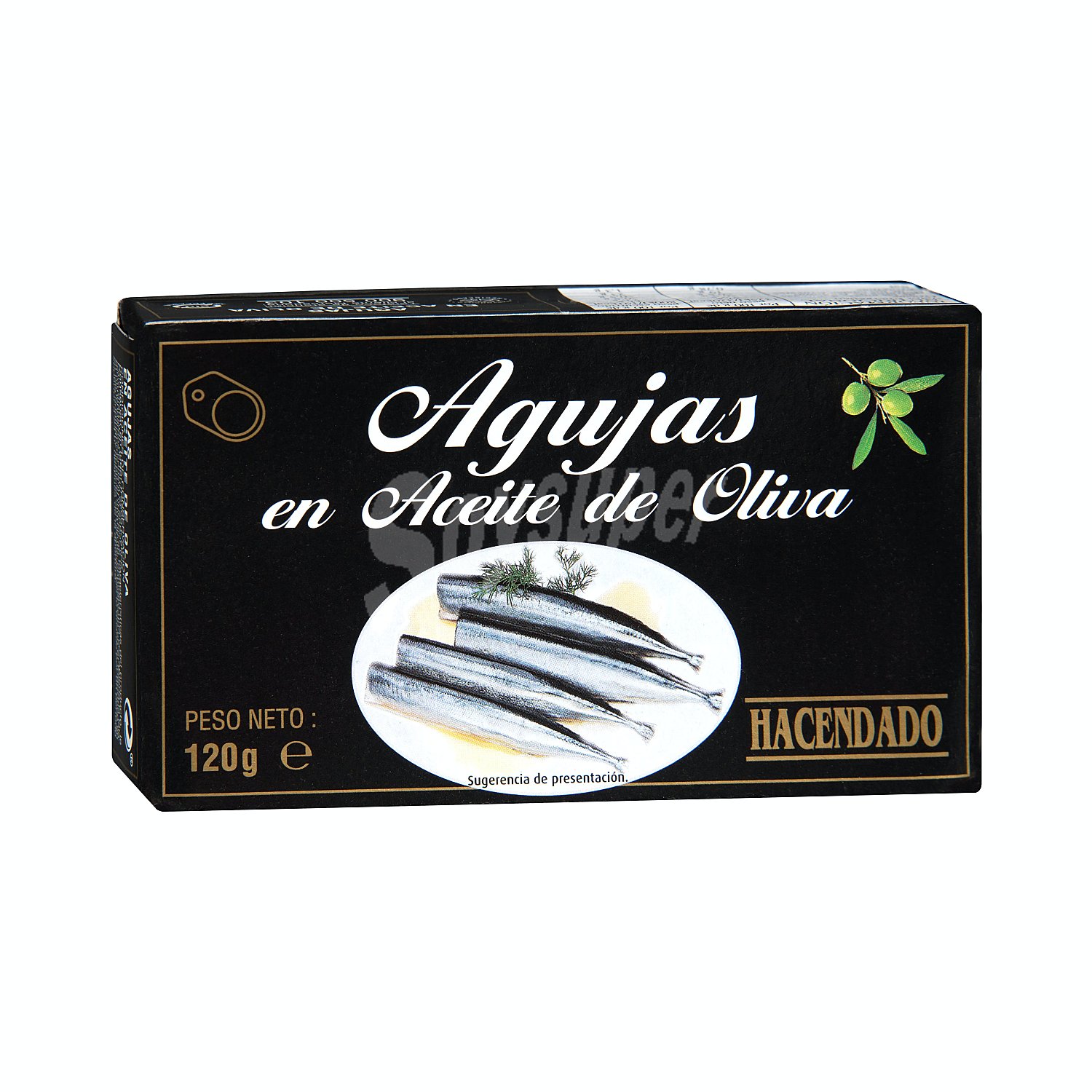 Agujas en aceite de oliva