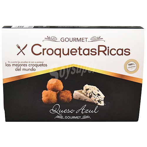 Croquetas ricas Croquetas 100% caseras, ultracongeladas y rellenas de queso azul croquetas ricas Gourmet