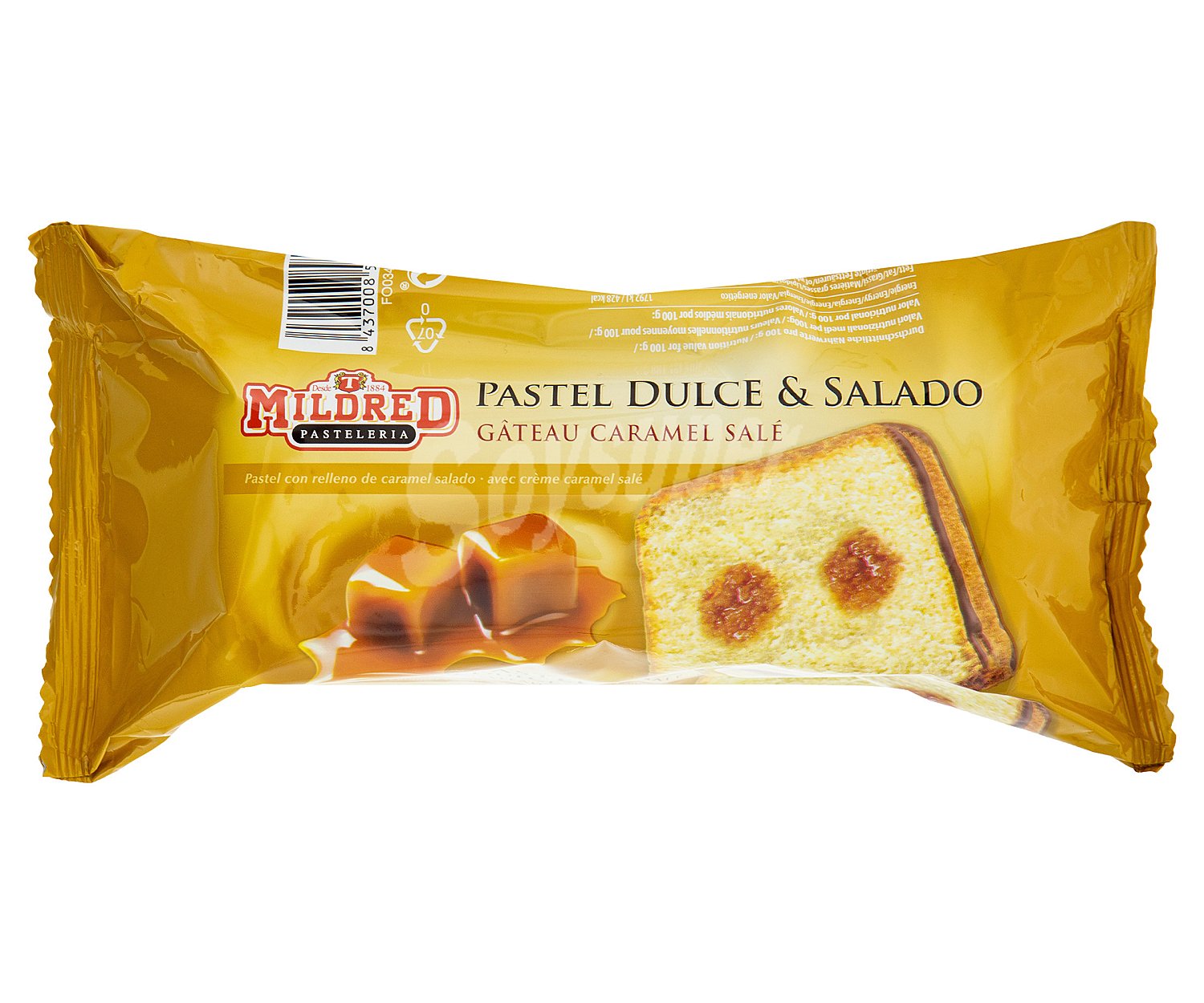 Pastel Alemán dulce (caramelo) y salado