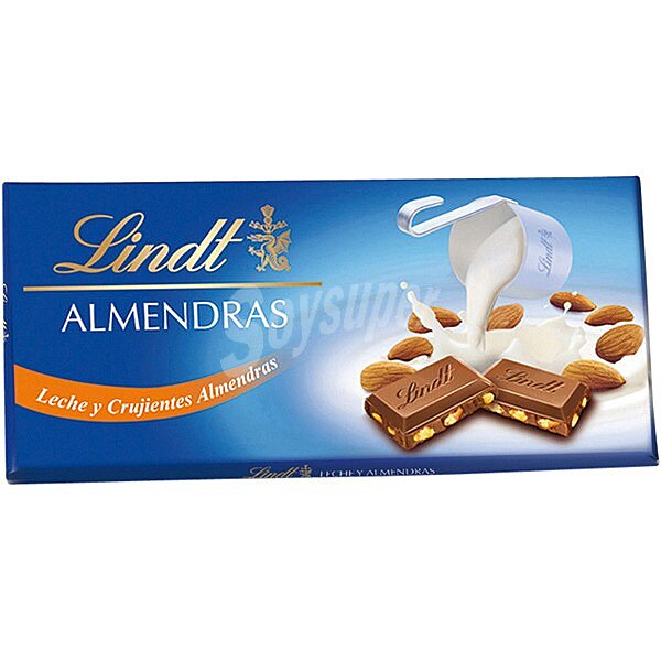 Chocolate con leche y almendras crujientes Lindt